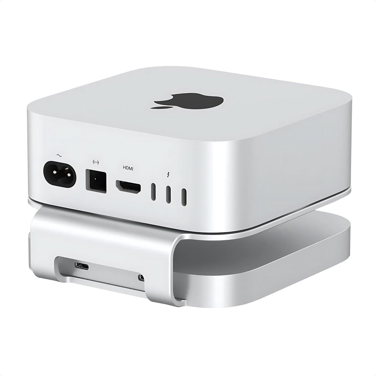 iMounts Mac Mini M4 docking station SSD - M.2 NVme externe opslag - USB-C - HDMI - SD-reader - Aluminium - Mac Mini M4- 2024/2025 thumbnail 5