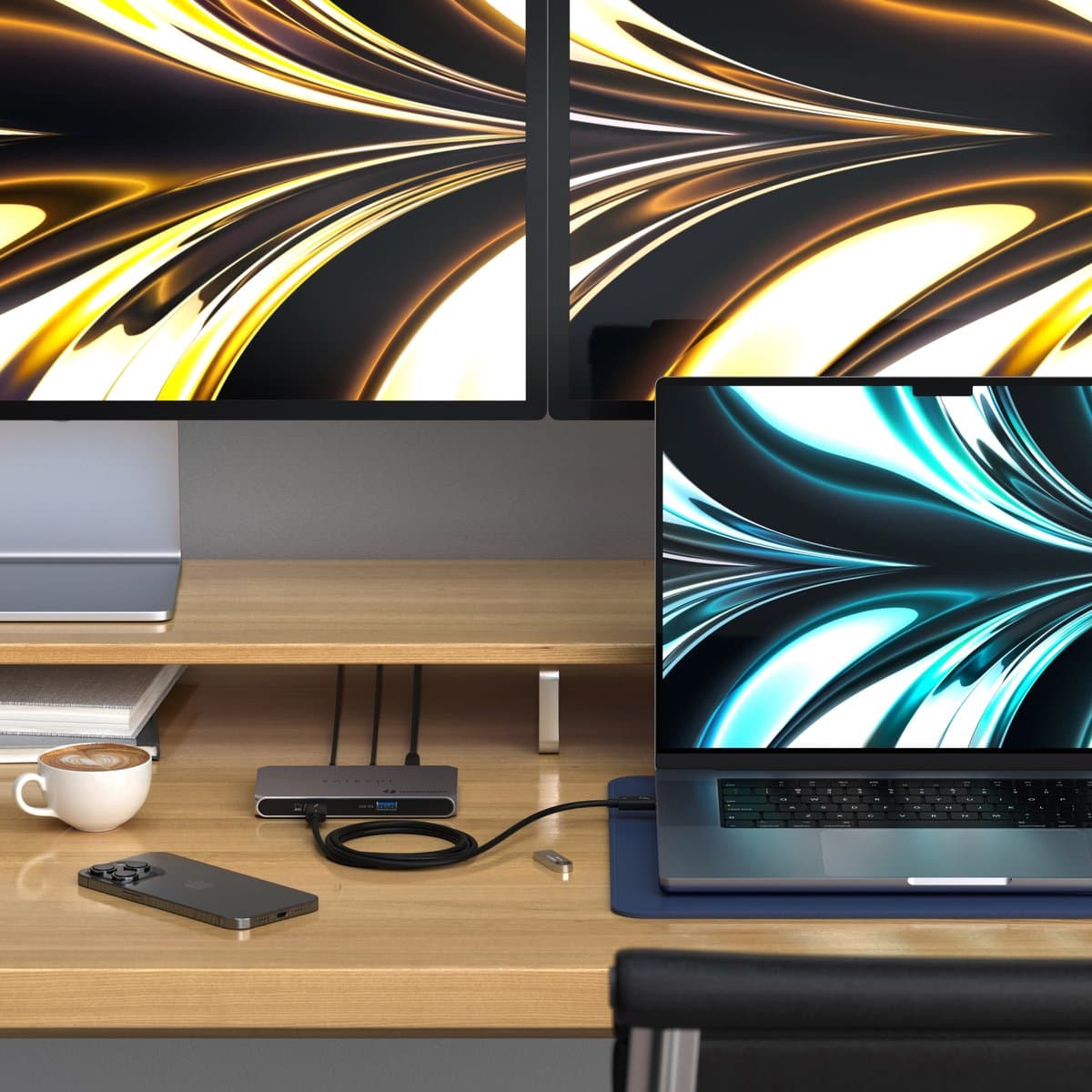 Satechi Thunderbolt 4 Slim Hub - Space Gray thumbnail 4