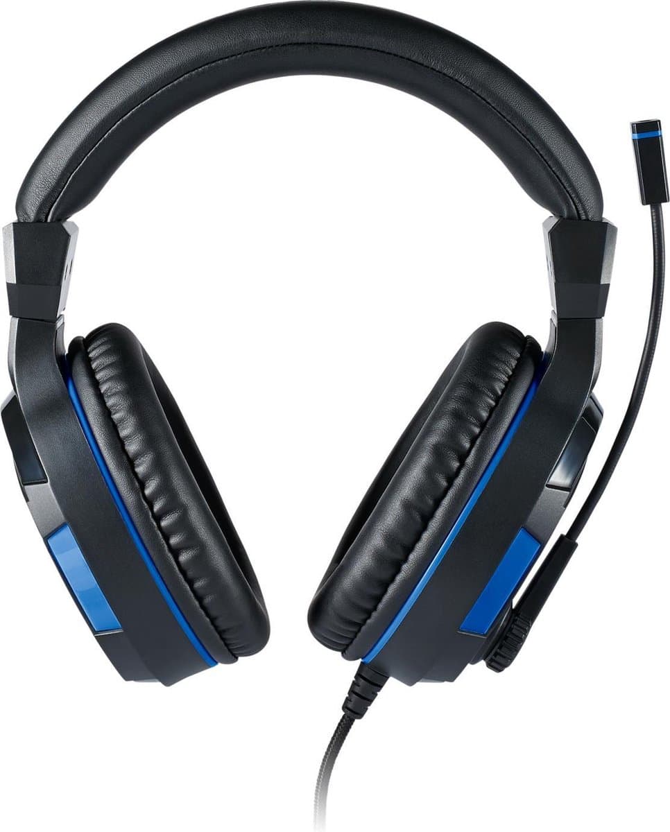 Bigben Stereo Gaming Headset V3 - PS5/PS4 - Zwart/Blauw