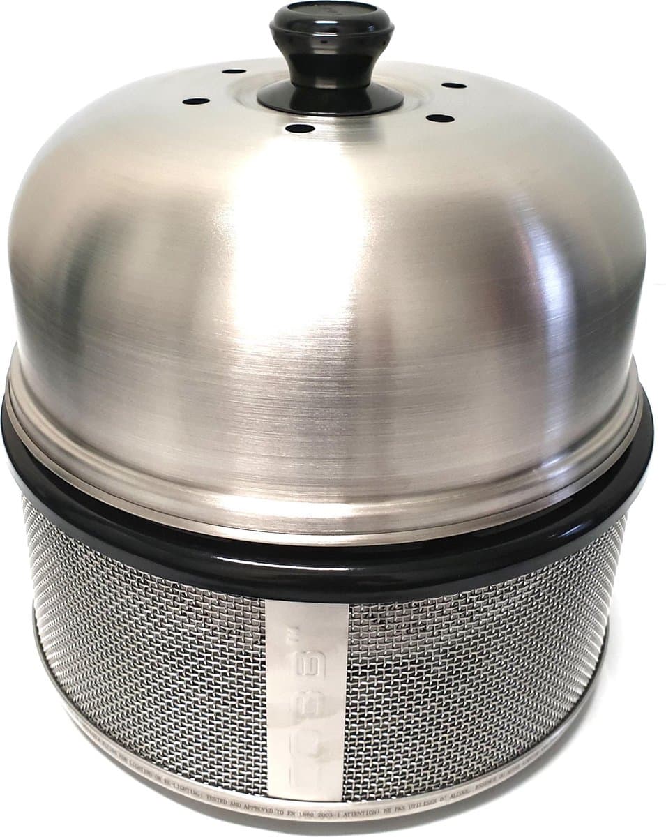 Cobb Pro Houtskool Barbecue - Grilloppervlak Ø 32 cm - Smoker Barbecue - Premier Zilver metaal thumbnail 2