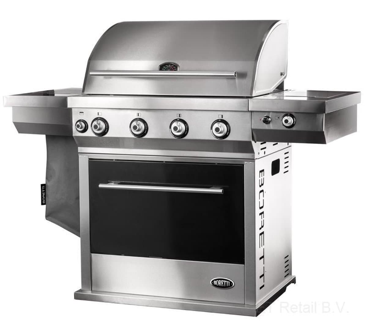 Boretti Keuken Maggiore Buitenkeuken - Kookoppervlak 70 x 44 cm - RVS