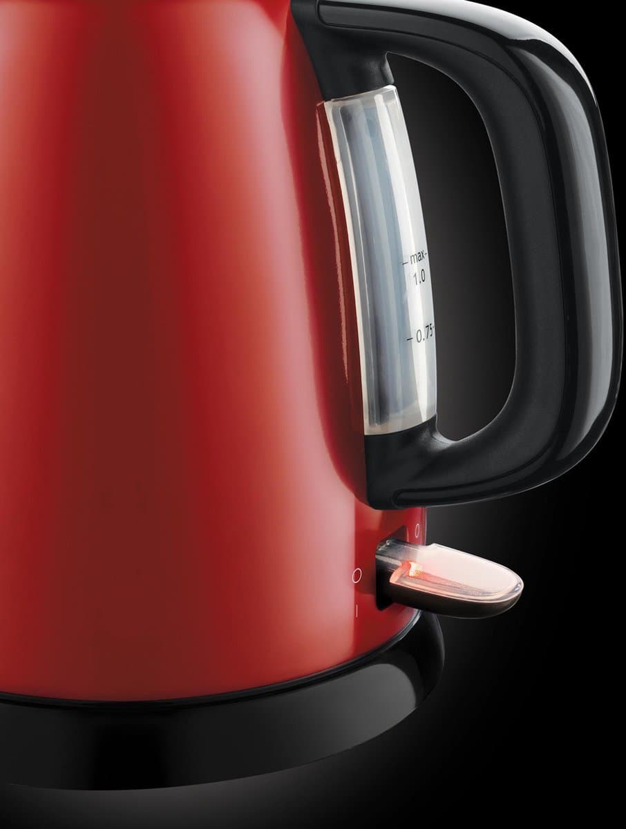 Russell Hobbs 24992-70 Colour Plus+ Mini Waterkoker 1 Liter - Rood thumbnail 2