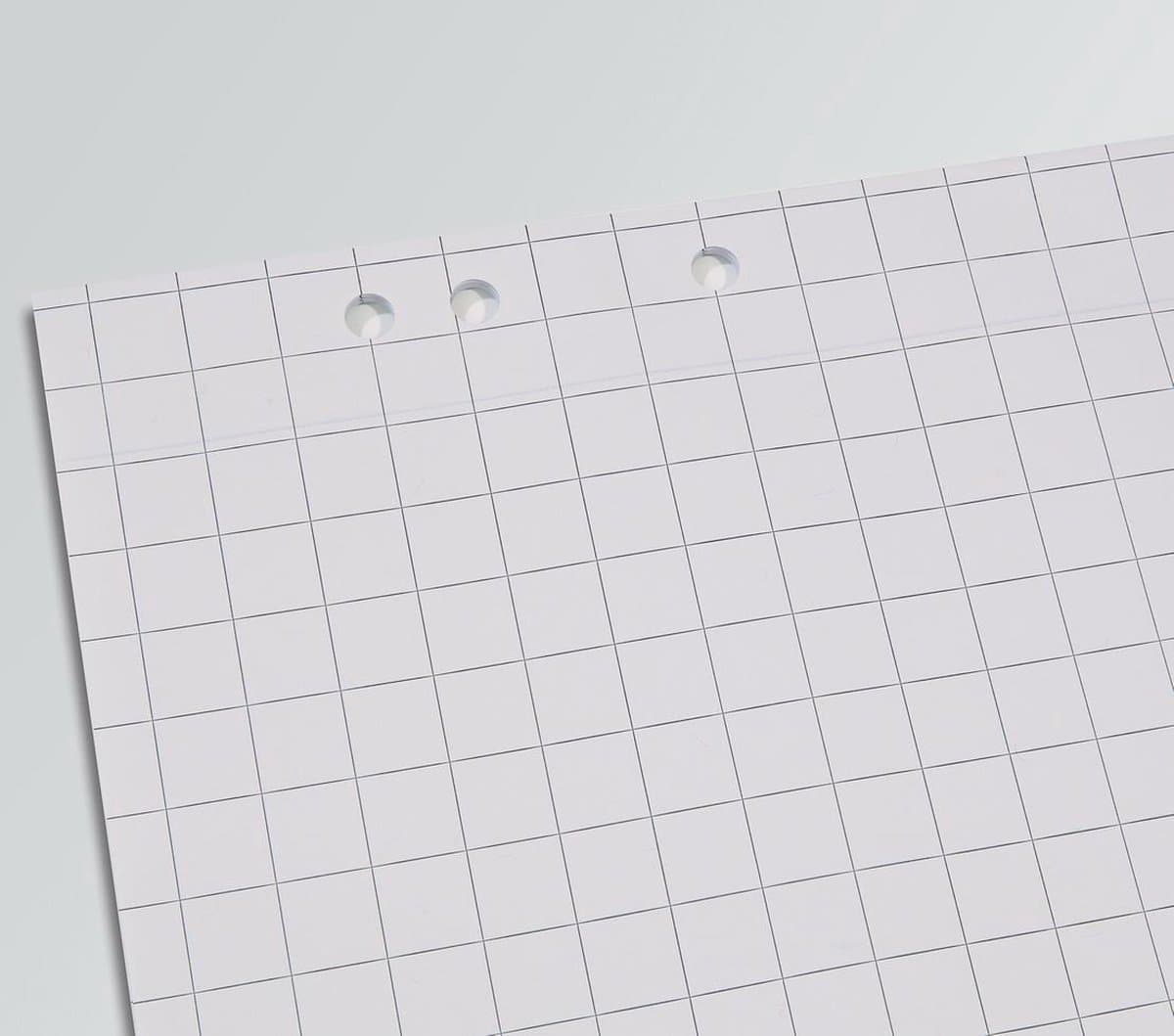 Sigel Flipoverblok Meet Up - 80g 68x98cm geruit, 5 sets a 20 vel met perforatie - SI-MU165 thumbnail 2