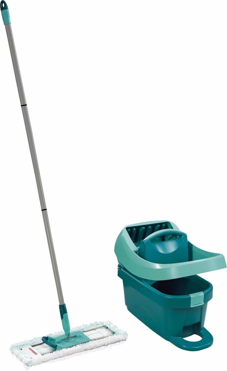 Leifheit Profi XL vloerwisser - compleet systeem - micro duo - met wieltjes - 42 cm wisbreedte - 8 ltr emmer thumbnail 2