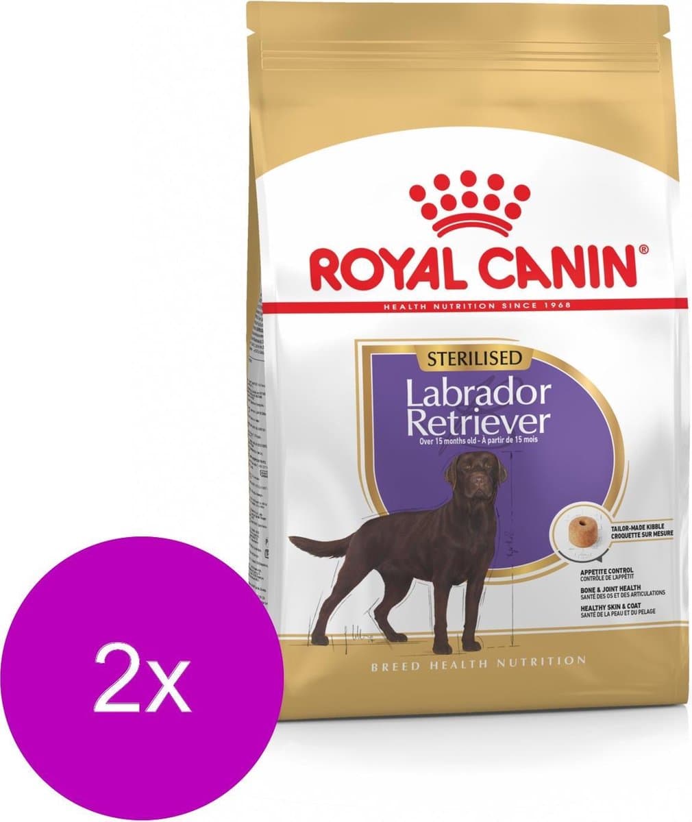Royal Canin Labrador Retriever - Sterilised - Hondenbrokken - 12 KG - 2 x 12 kg thumbnail 2