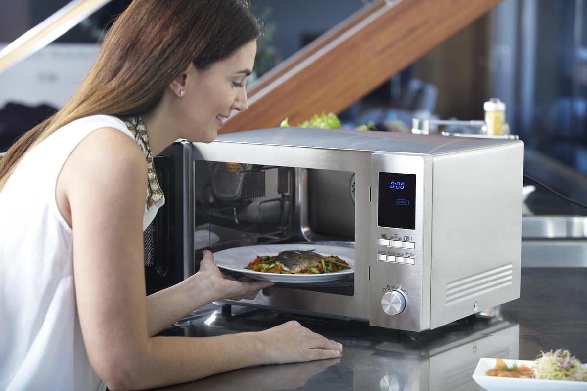 Sharp R922STWE - Combi magnetron - RVS thumbnail 7