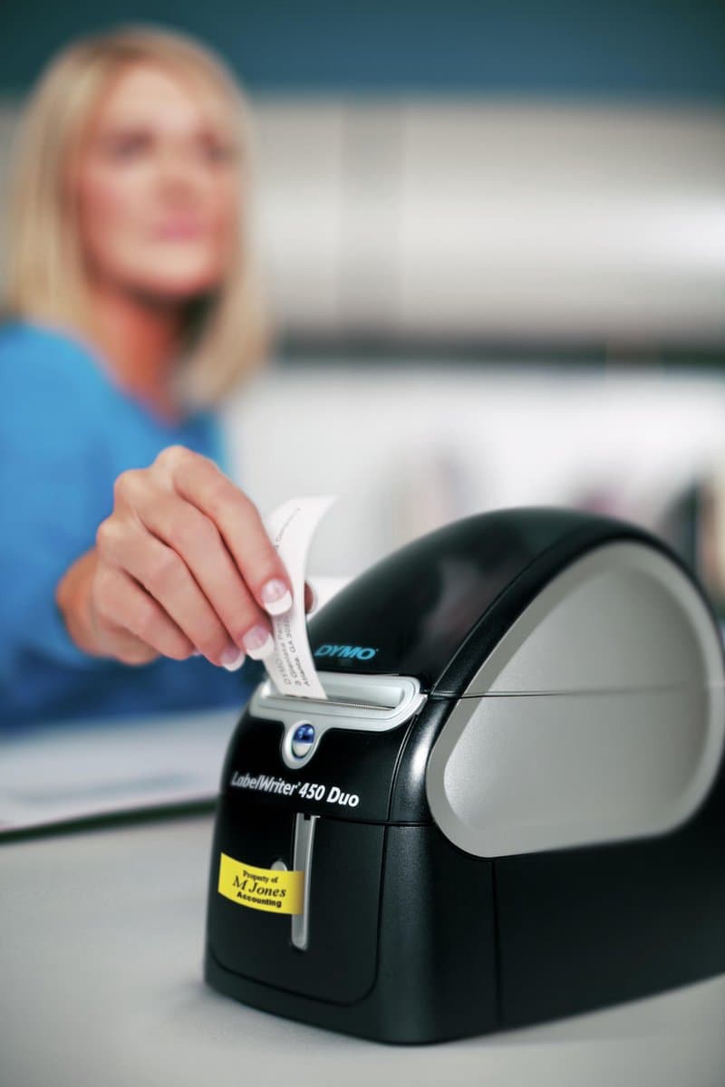 DYMO LabelWriter 450 Duo-labelmaker | Directe thermische labelprinter | Snel afdrukken van labels, barcodes en meer | Drukt zowel op LW-labels als plastic D1-labels af thumbnail 4