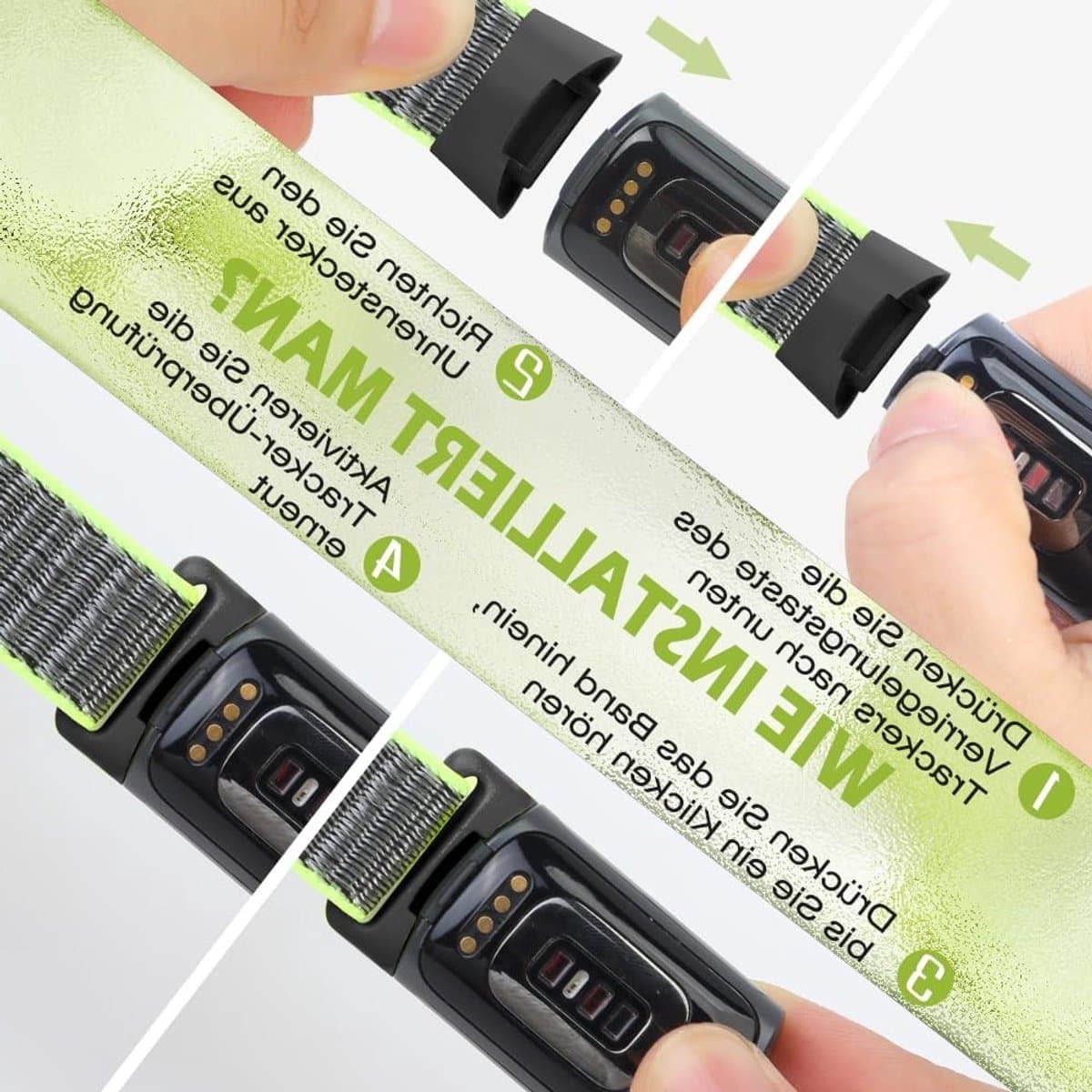Verstelbare en Ademende Nylon Sportband voor Fitbit Charge 5 - Vervangband voor Fitness Tracker voor Dames en Heren thumbnail 6