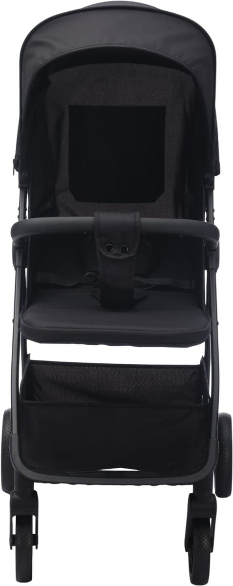 Bebies First Buggy MIO - Lichtgewicht Opvouwbare buggy- Verstelbare Rugleuning - Zwenkwielen, Zonnekap & Boodschappenmand - Geschikt vanaf Geboorte tot 22 kg - Zwart thumbnail 8