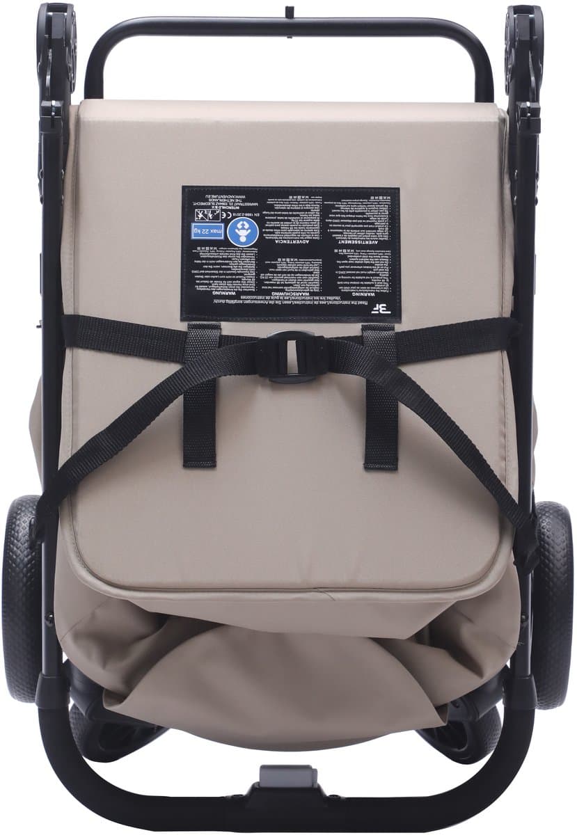 Bebies First Buggy MIO - Lichtgewicht Opvouwbare buggy- Verstelbare Rugleuning - Zwenkwielen, Zonnekap & Boodschappenmand - Geschikt vanaf Geboorte tot 22 kg - Beige thumbnail 7