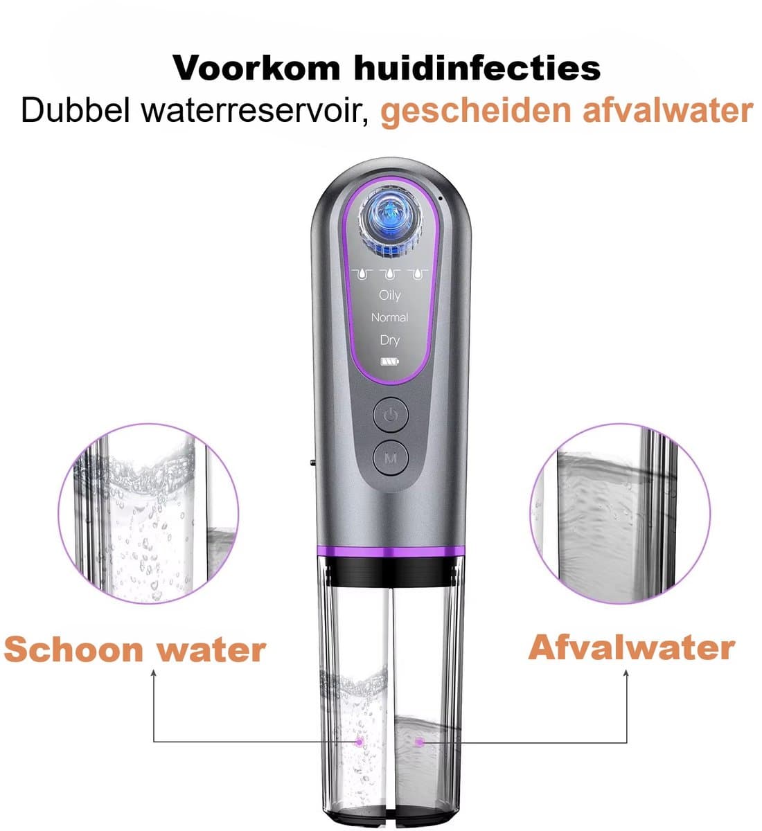 Y!skah Hydro-Facial: Vacuüm-poriënreiniger met 3 zuigstanden en 5 opzetstukken thumbnail 8
