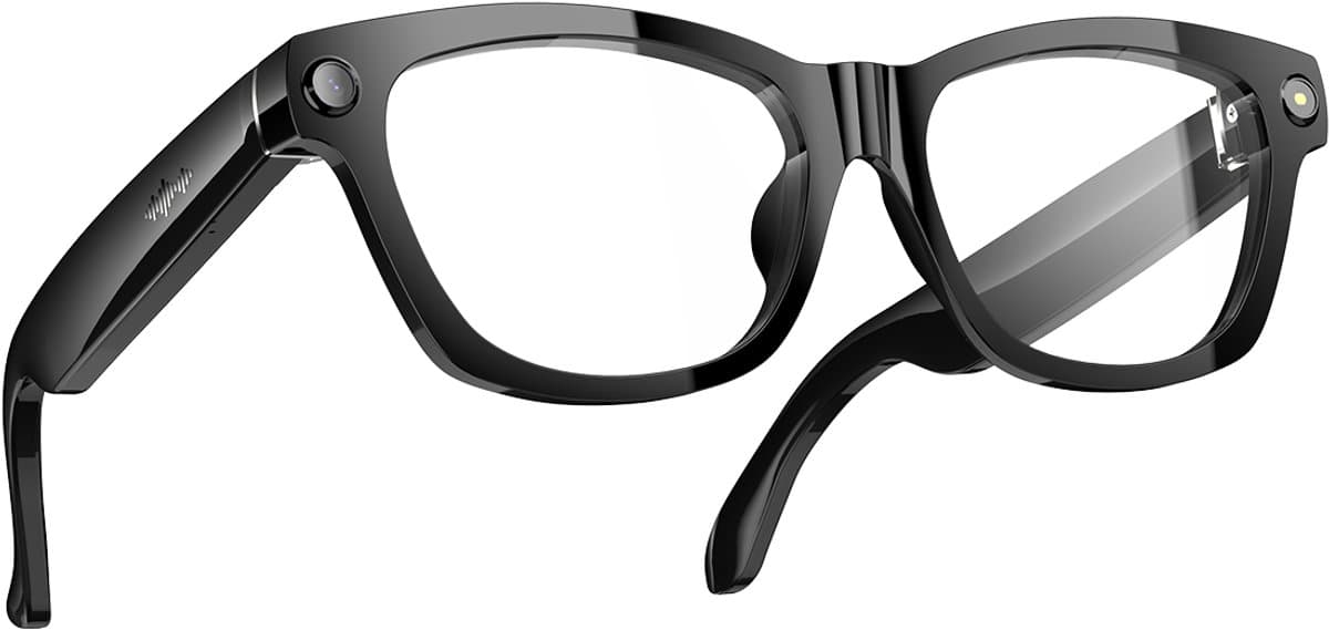 Blackview BV100 Smart Glasses - Slimme bril met camera - Spraakgestuurde AI-assistent - Bluetooth-bellen, vertaling, objectherkenning - BT 5.4 - 32GB - 220 mAh - Transparant