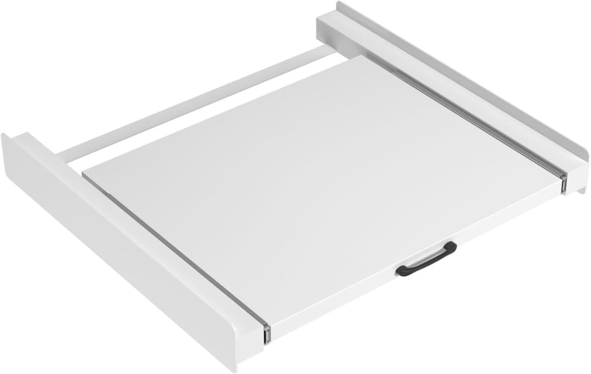 Florixa® Tussenstuk Wasmachine Droger - Stapelkit - Tussenstuk Wasmachine en Droger - Tussenstuk Wasmachine Droger Zwart - Tussenstuk Wasmachine Droger Aeg - Wit - 54cm x 60cm x 8cm thumbnail 3