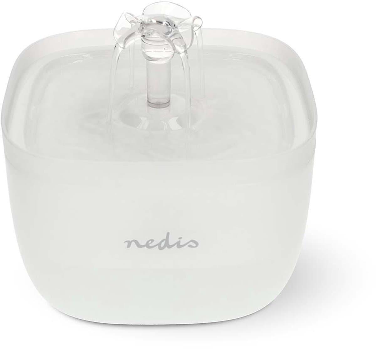 Nedis Drinkfontein voor Hond en Kat - 2 L - Geruisloos - Waterfontein - Incl. Filter - Wit thumbnail 2