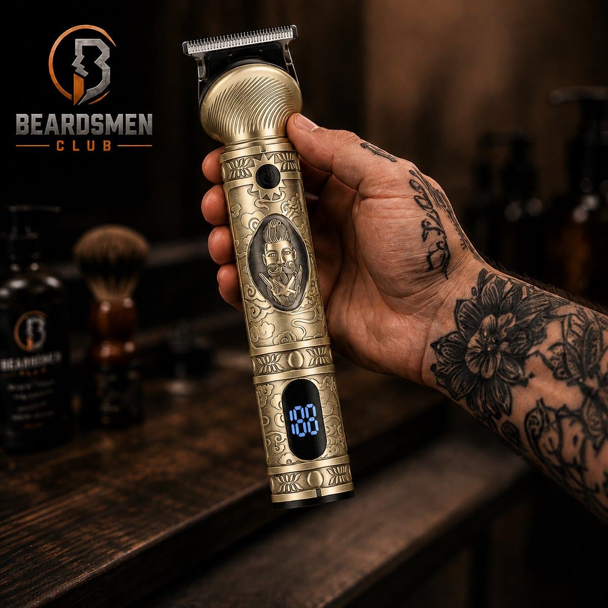 Beardsmen Club 6-in-1 Baardtrimmer - USB-C, 150min batterij thumbnail 5