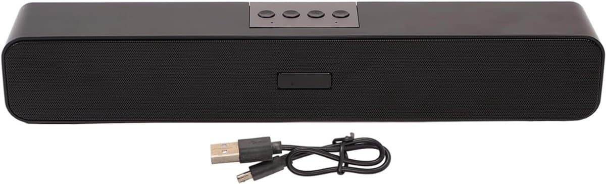 SNJY® Soundbar - TV Speaker - Home Cinema - Draadloze Bluetooth Soundbar - Gaming Soundbar - Draagbaar - 60 W - Zwart thumbnail 5