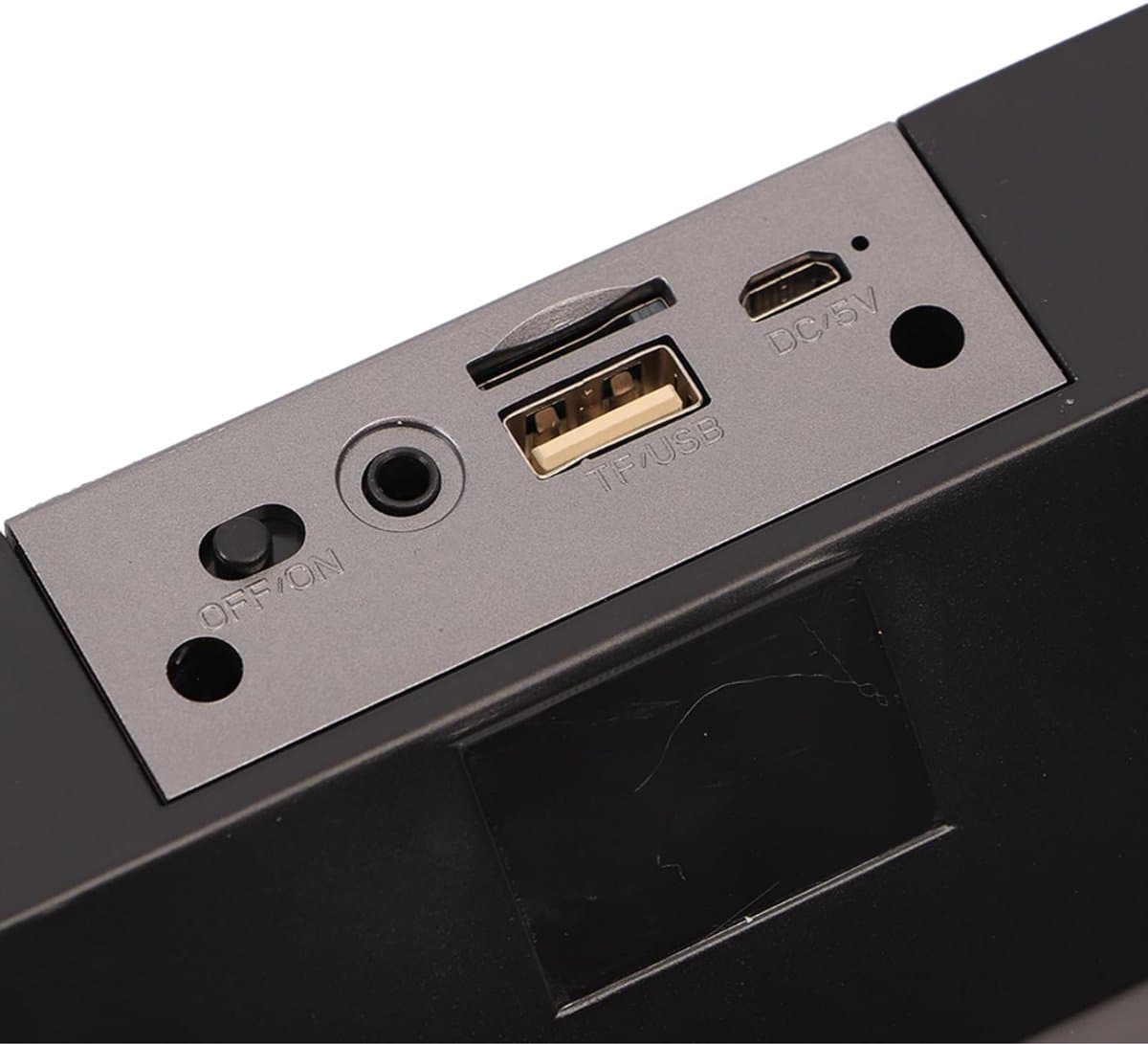 SNJY® Soundbar - TV Speaker - Home Cinema - Draadloze Bluetooth Soundbar - Gaming Soundbar - Draagbaar - 60 W - Zwart thumbnail 6