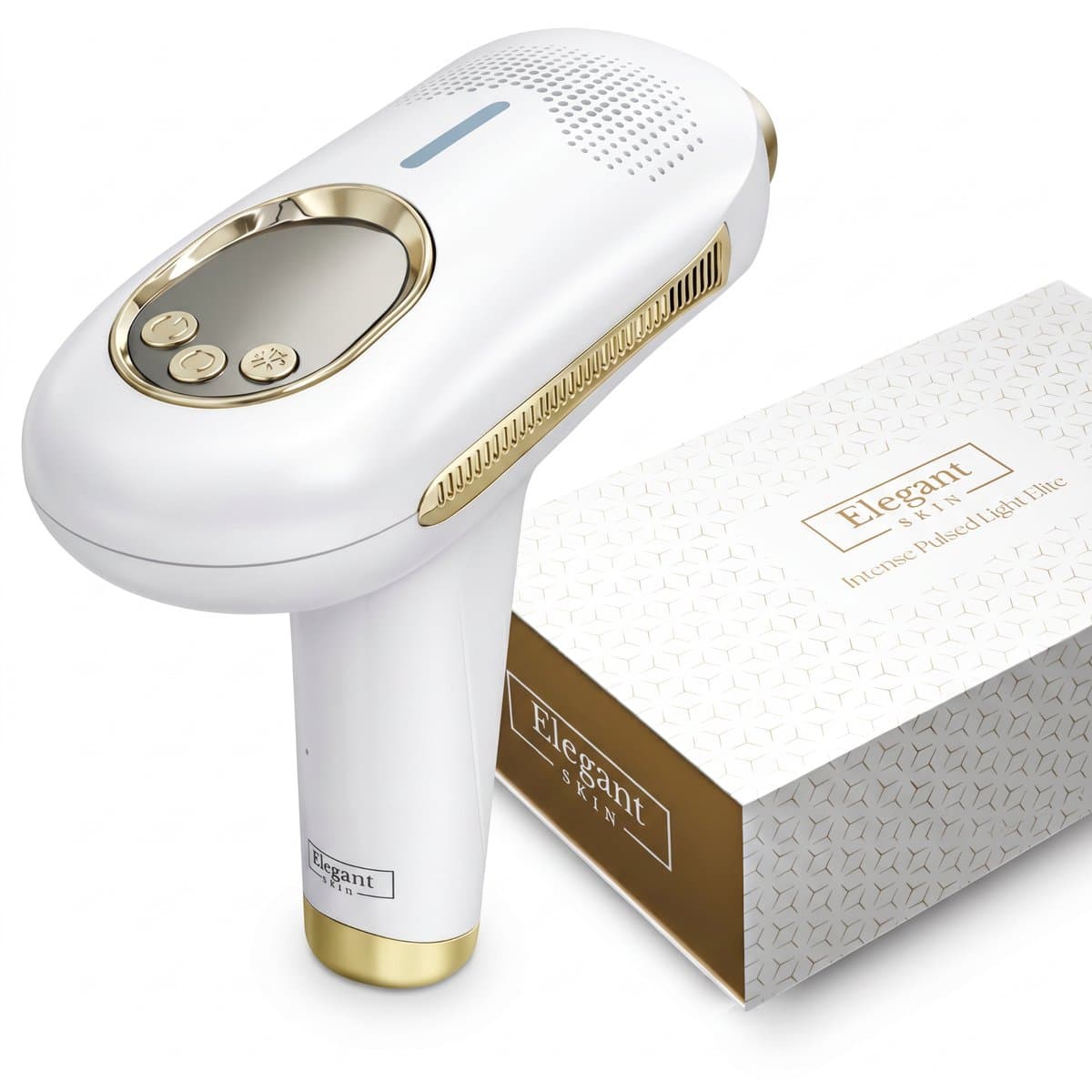 IPL Laser Ontharingsapparaat Elite voor Mannen en Vrouwen - 9 Standen - IPL Ontharingsapparaten - Ontharen voor Thuis - 2 opzetstukken - Ice-coolfunctie - Laser ontharing - afbeelding 1