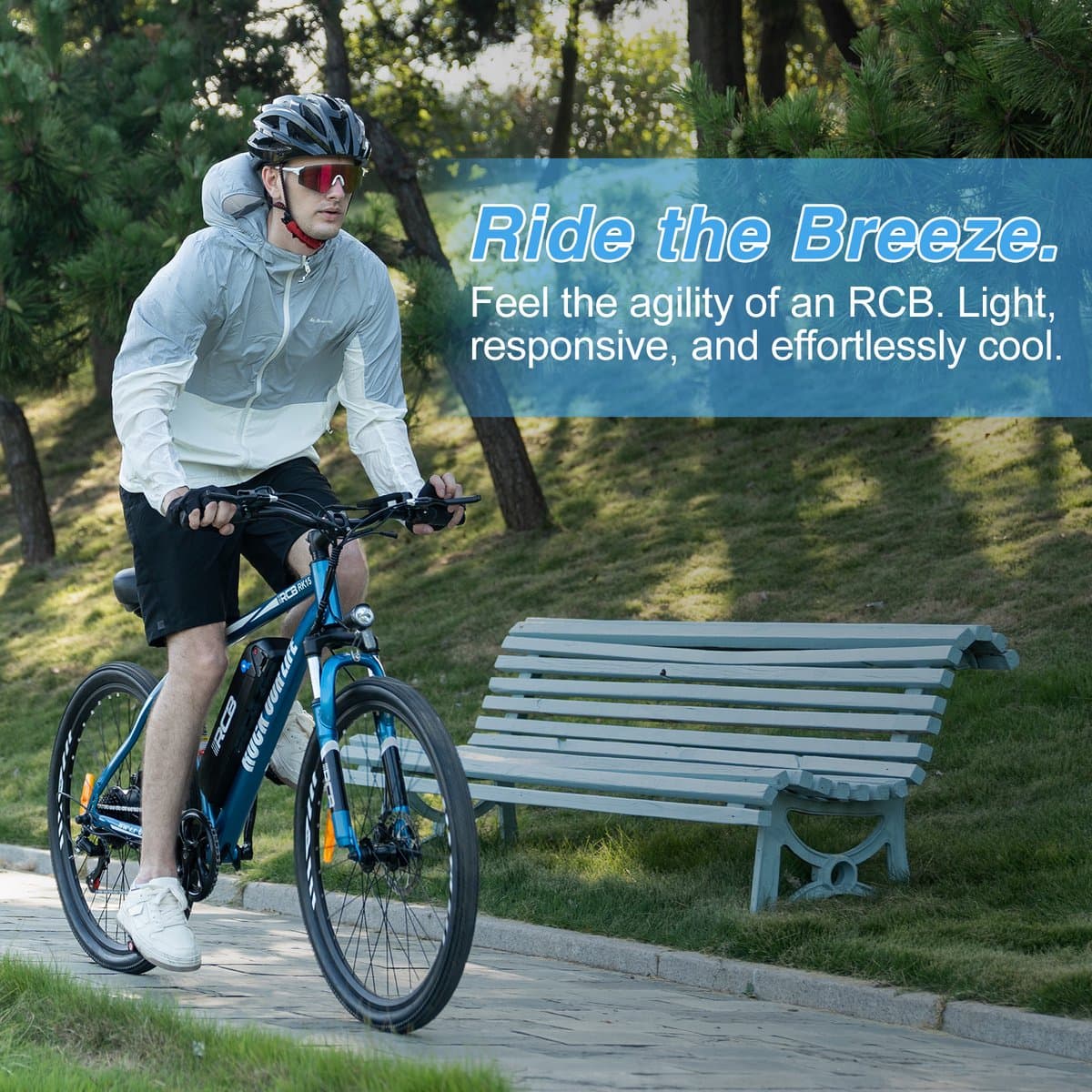 RCB Elektrische Fiets | Trendy 26 Inch City Commuter EBike | 250W Motor | 25 km/u | 7-Speed | APP | zwart thumbnail 6