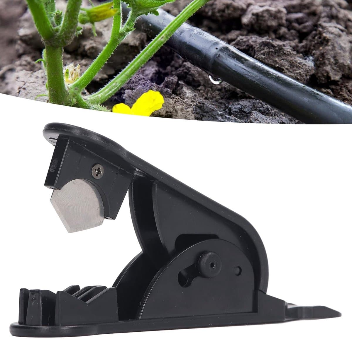 Buizensnijder Perforator - Montagegereedschap Slang - Tuinslang Installeren - Met Vork Fitting Losmaken - 14 x 6 x 3 cm thumbnail 2