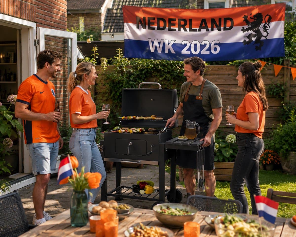 EVIQ - BBQ houtskool XL- Smoker Barbecue Valencia 2026 model - Barbeque Verstelbaar kolenrooster - Barbecues Zwart thumbnail 3
