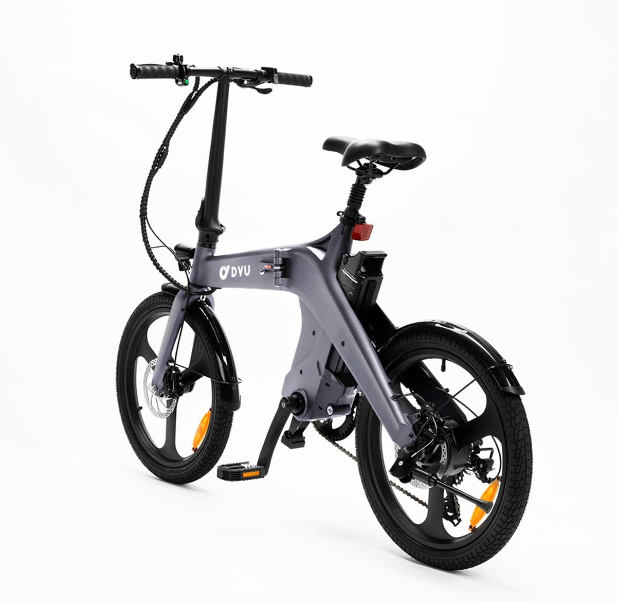 DYU T1 E-Bike - 20 inch - 60km actieradius-250W motor -grijs thumbnail 6