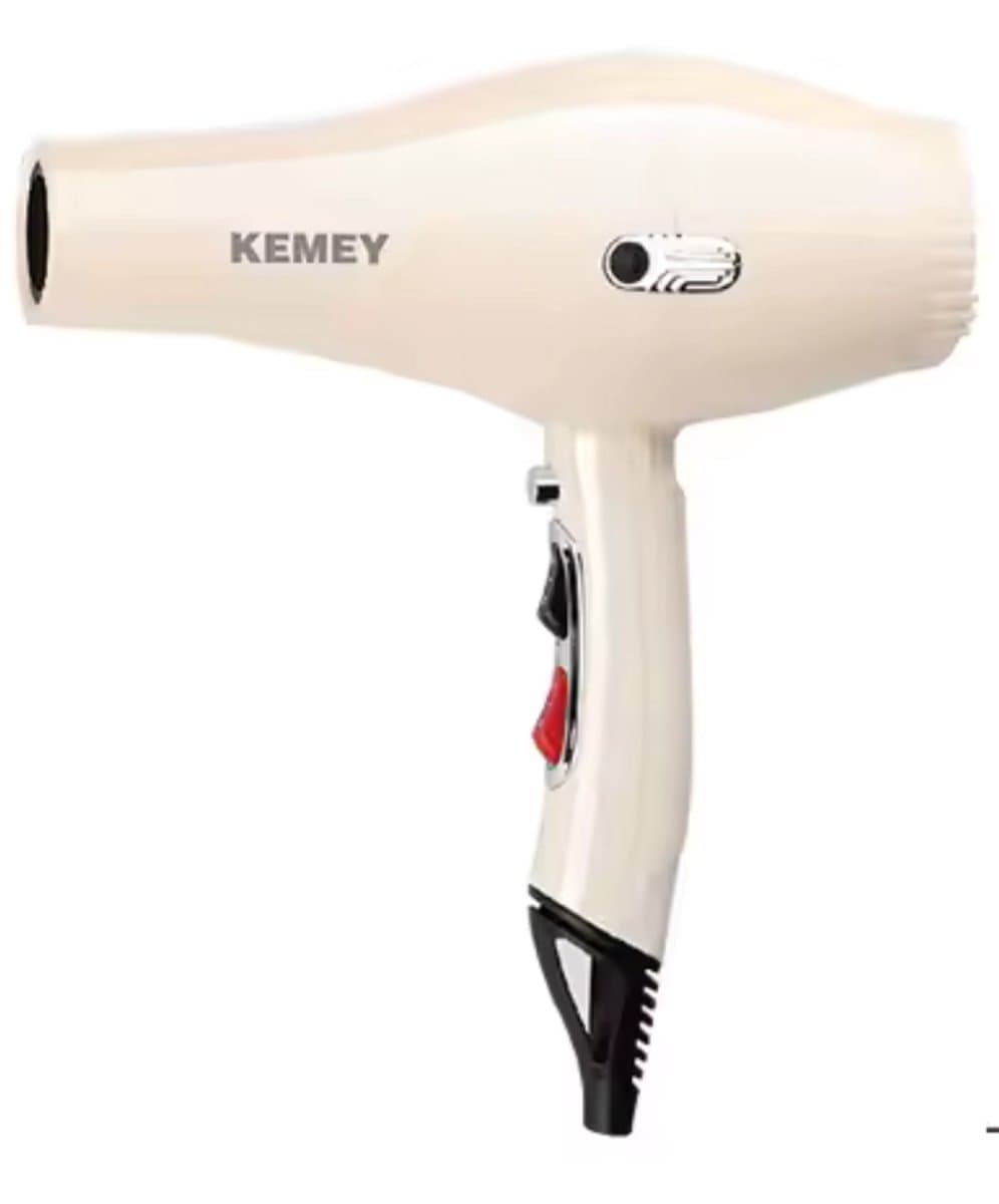 Kemei KM-6878 Professionele Föhn - 1300W - beige/wit thumbnail 2