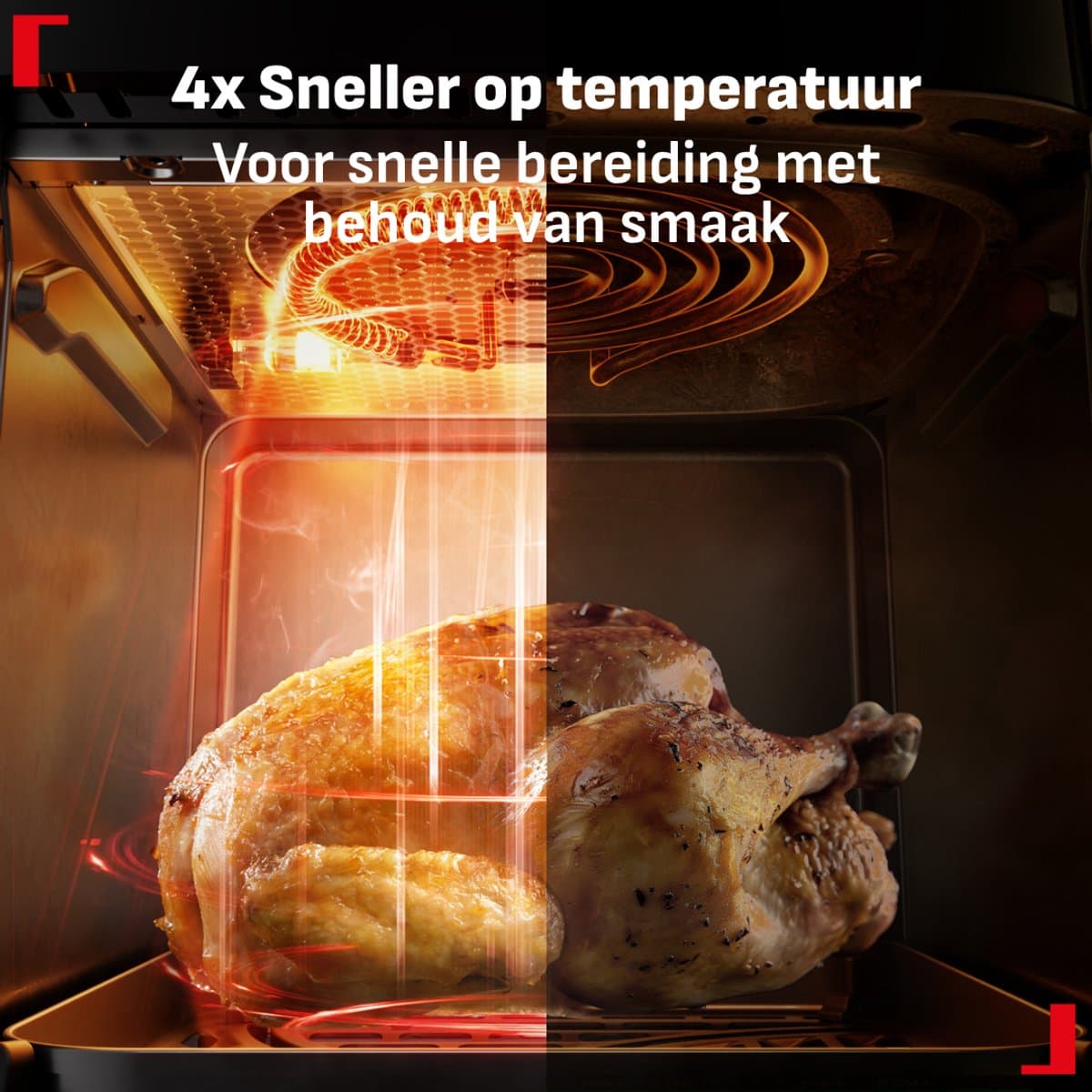 Tefal Easy Fry Infrared EY832H - Airfryer 7L - 1700W - Infraroodtechnologie - 2x Sneller Warm - 8 Programma's - Voor 8 Personen thumbnail 7