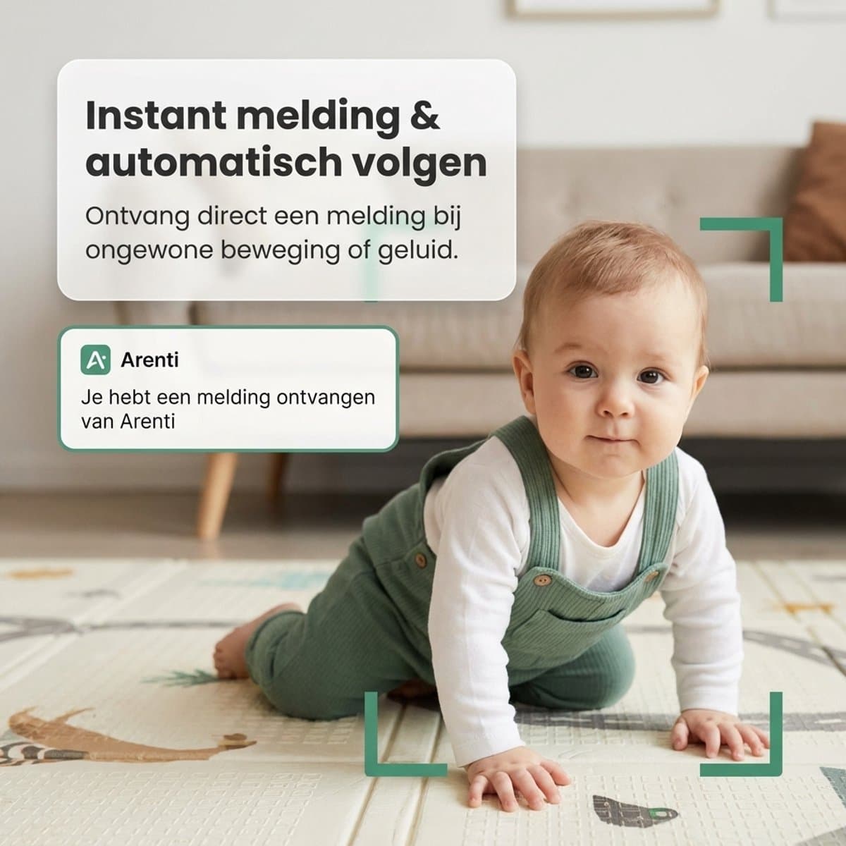 Arenti AINANNY B2 Kit Wifi Baby Monitor - Babyfoon Met Camera - Babyfoon met 5 inch scherm - Full HD Resolutie - Slaapliedjes - Temperatuur - Alexa & Google thumbnail 3