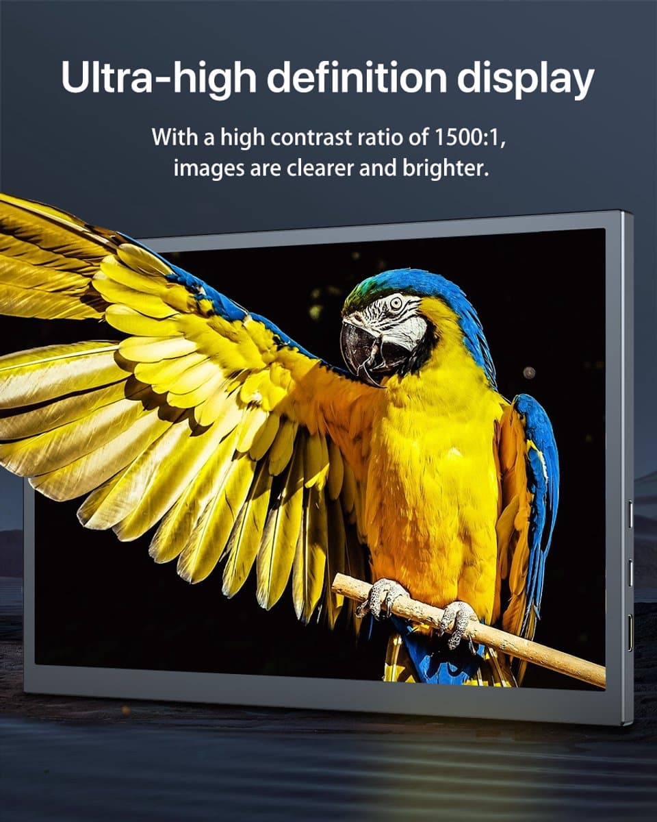UPERFECT J10 10" draagbare monitor: 3:2 IPS, 400 nits thumbnail 2