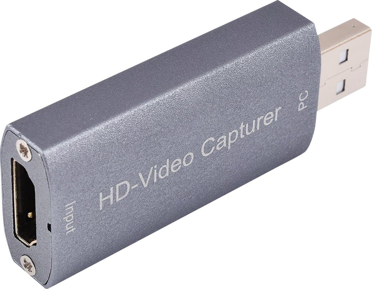 Smartzo - HDMI Capture Card - Grijs - HDMI naar USB - Video Capture - Opnemen, Streamen, Video Bellen en Live Casts thumbnail 8