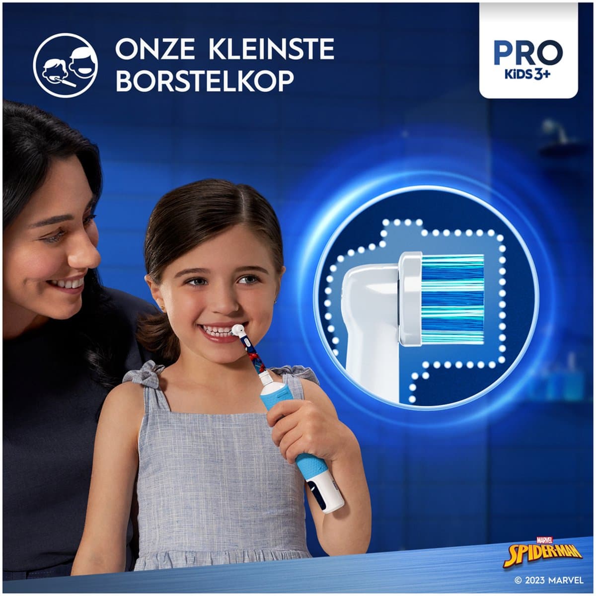 Oral-B Pro Kids - Spider-Man - Elektrische Tandenborstel -2 Opzetborstels thumbnail 6