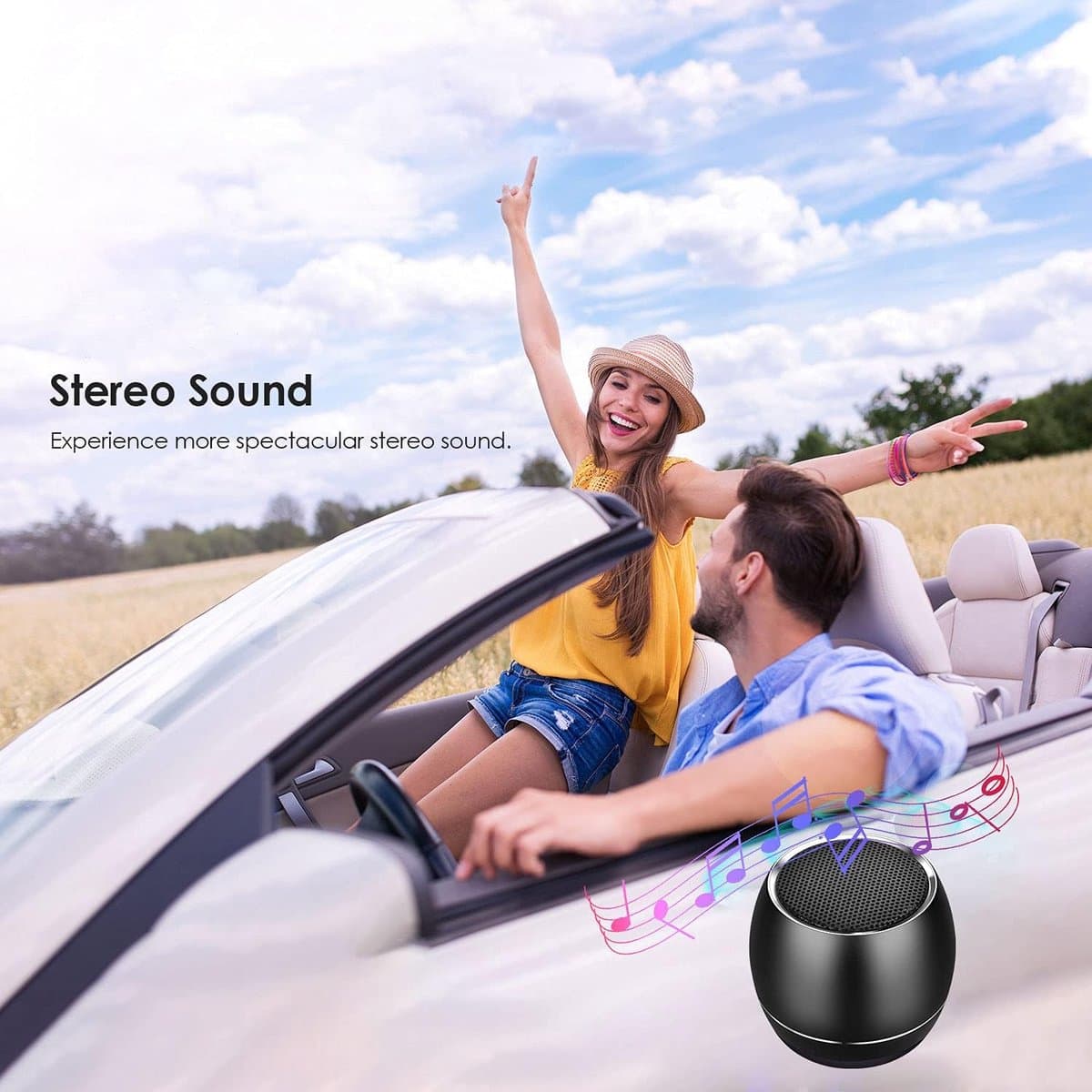 Portable Portable Bluetooth Speaker - Mini 3x4cm - 6 uur speeltijd thumbnail 2