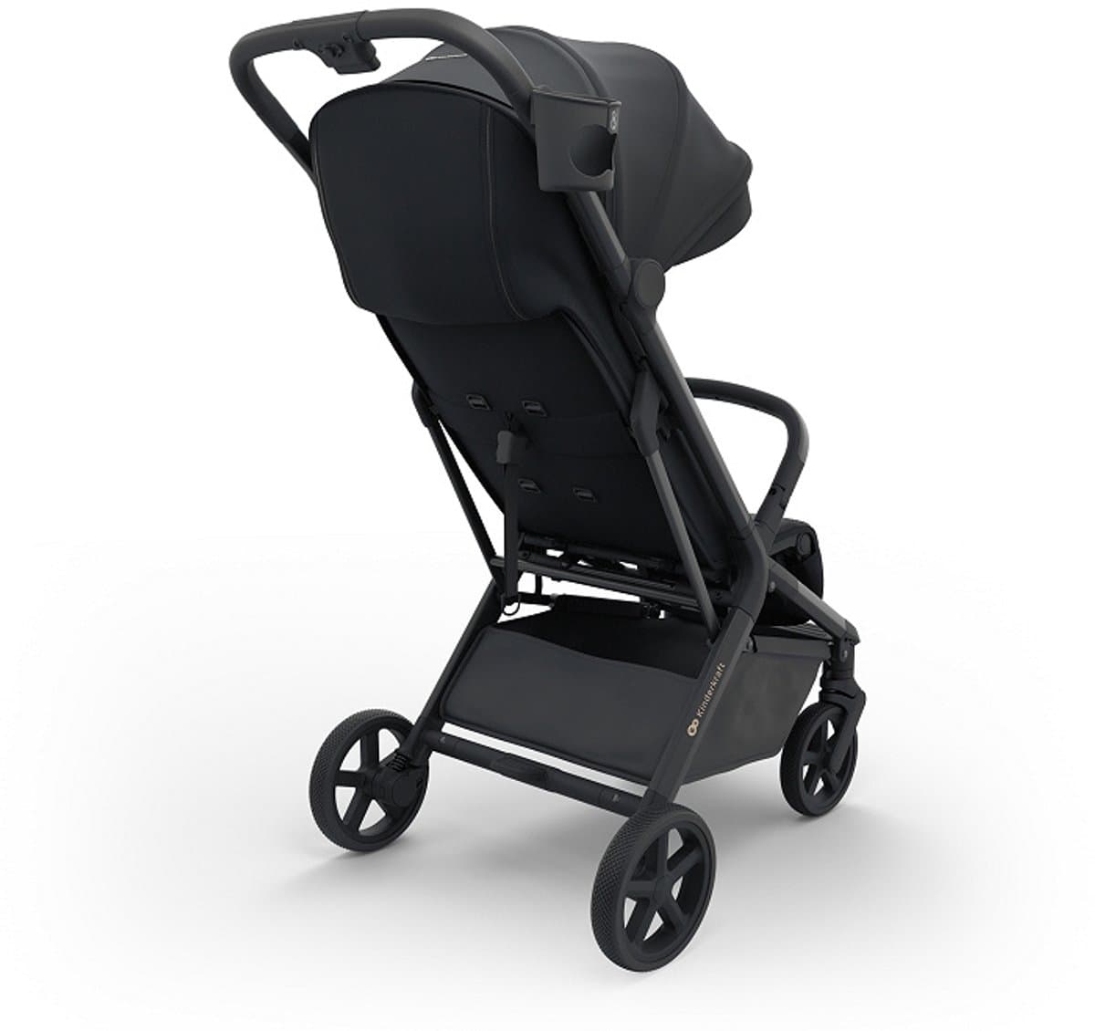 Kinderkraft NUBI 3 Buggy – Lichtgewicht & Automatisch Inklapbaar – Tot 27 kg – Verstelbare Rugleuning – Zwart thumbnail 3
