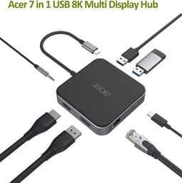 Productfoto van Acer 7-in-1 - Docking Station - USB 4K en 8K-video