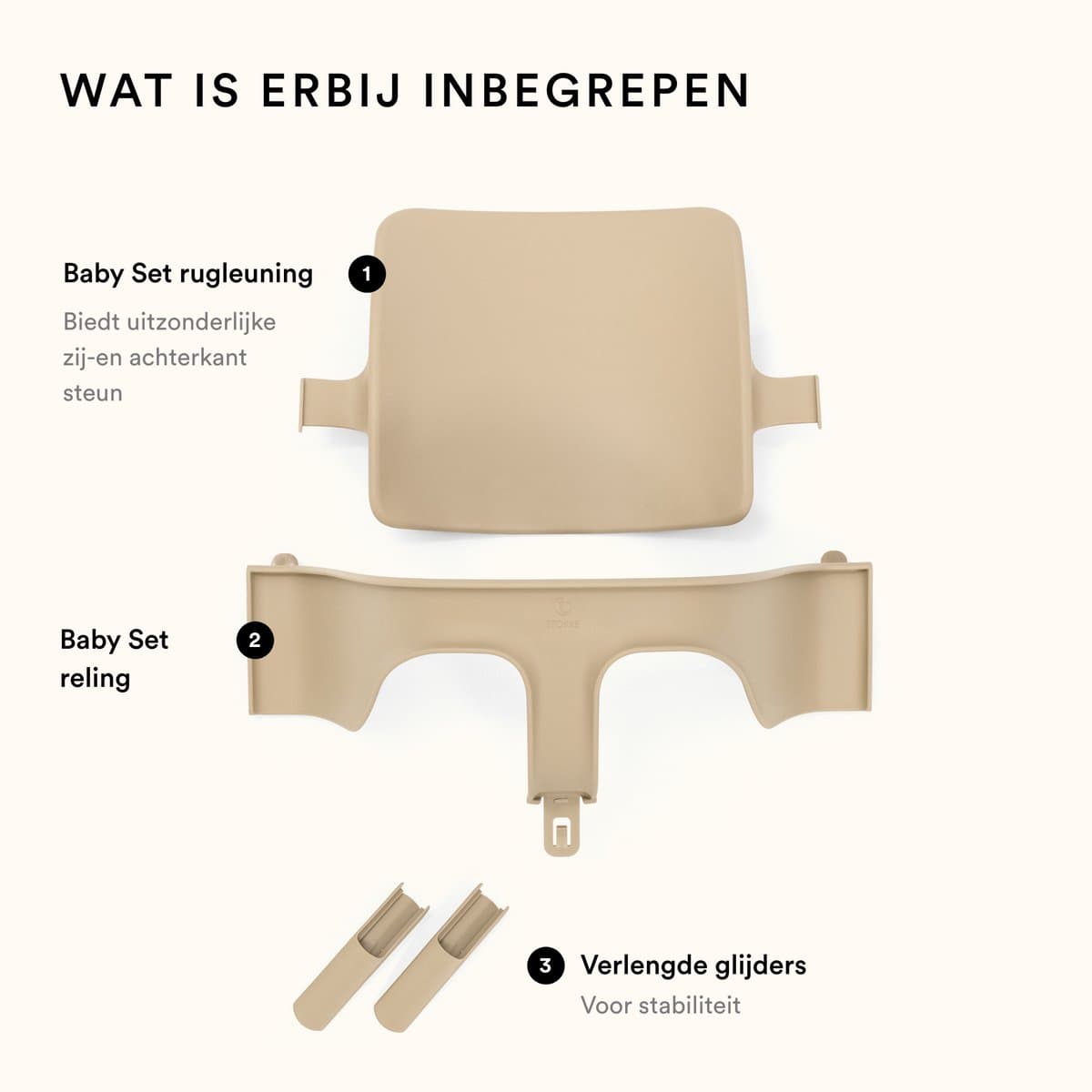 Tripp Trapp Baby Set van Stokke, Zwart - Maak van de Tripp Trapp-stoel een kinderstoel - Afneembare zitting voor 6-36 maanden - Past bij Tripp Trapp-modellen van na mei 2006 thumbnail 6