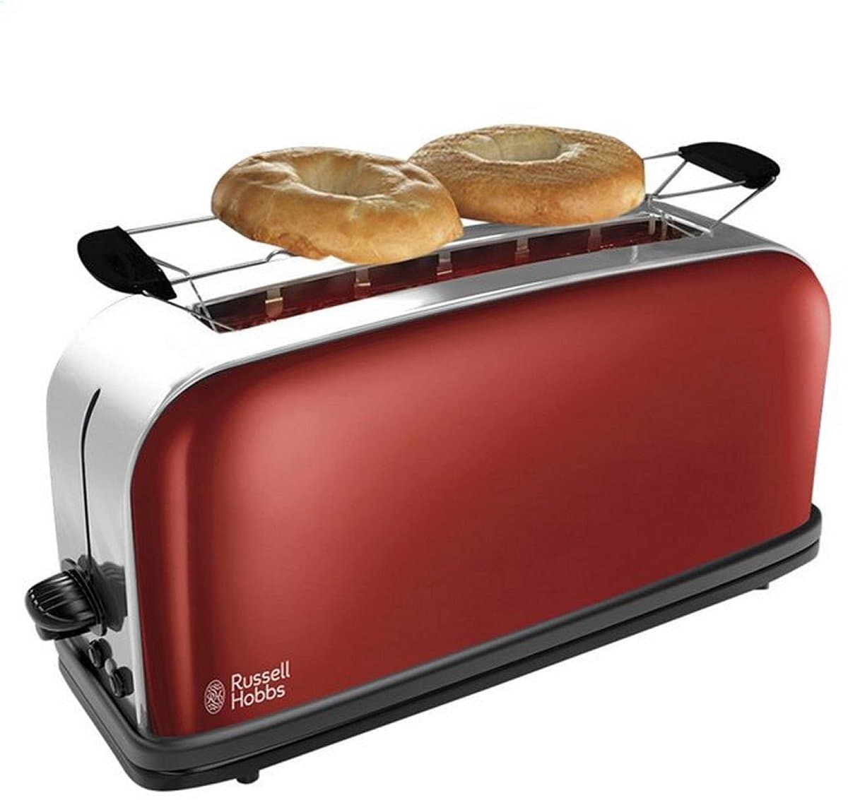 Russell Hobbs Colours Plus+ 21391-56 - Extra lange Broodrooster - Rood thumbnail 2