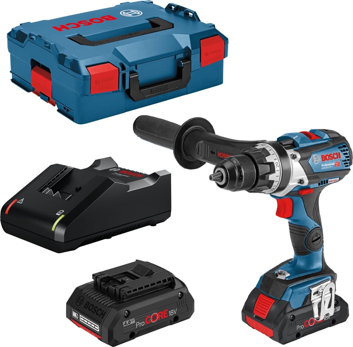 Bosch Professional GSR 18V-110 C Accu schroefboormachine 18V 4.0Ah in L-Boxx - 06019G010A