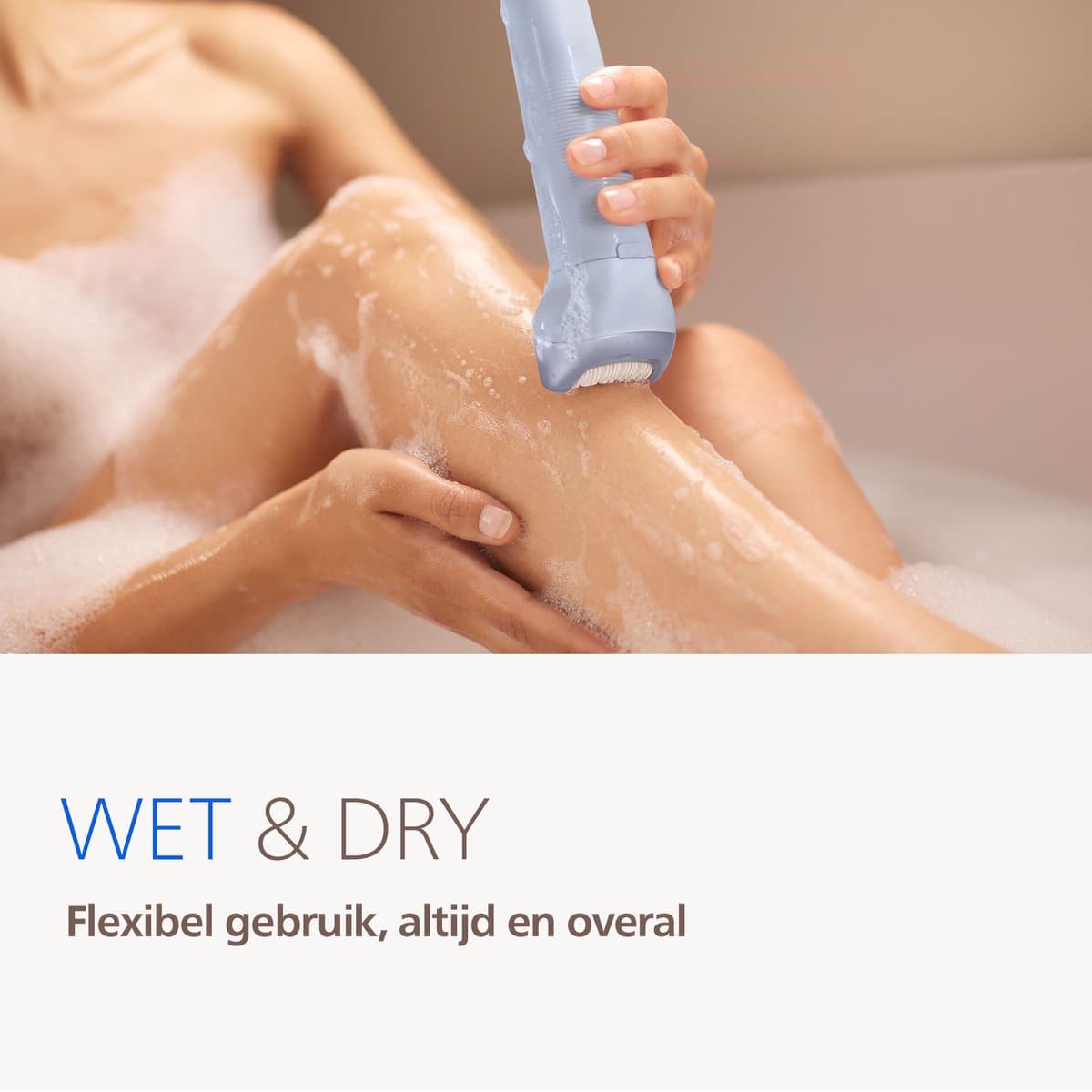 Philips Epilator Series 8000 - Draadloze Nat & Droog Elektrische Epilator en Ladyshave - Benen en Lichaam - 5 Accessoires- BRE709/00 thumbnail 6