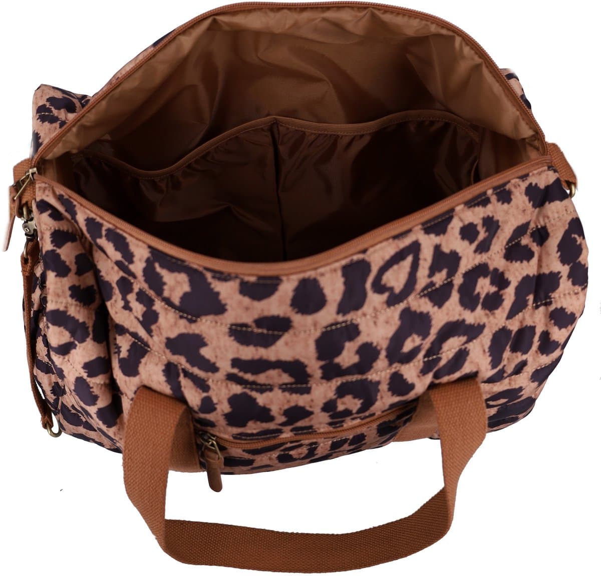 Kidzroom Luiertas Mini Mamas - Beige - Verschoonmatje - Verstelbare schouderband - Ophanglussen kinderwagen thumbnail 3