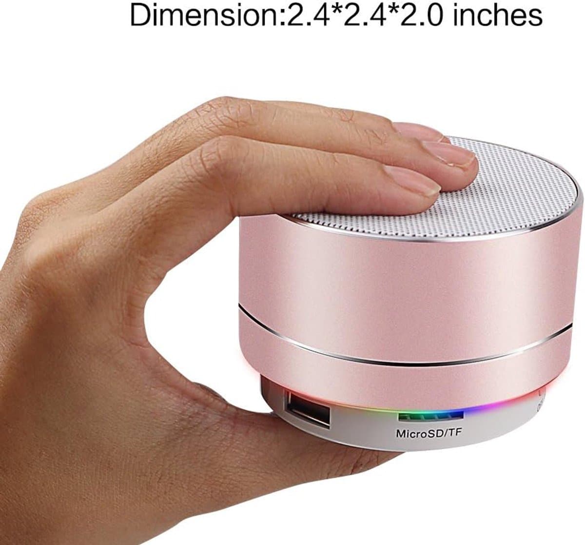 TuseRxln TuseRxln Bluetooth-speaker – draagbare 10W speaker met RGB thumbnail 2