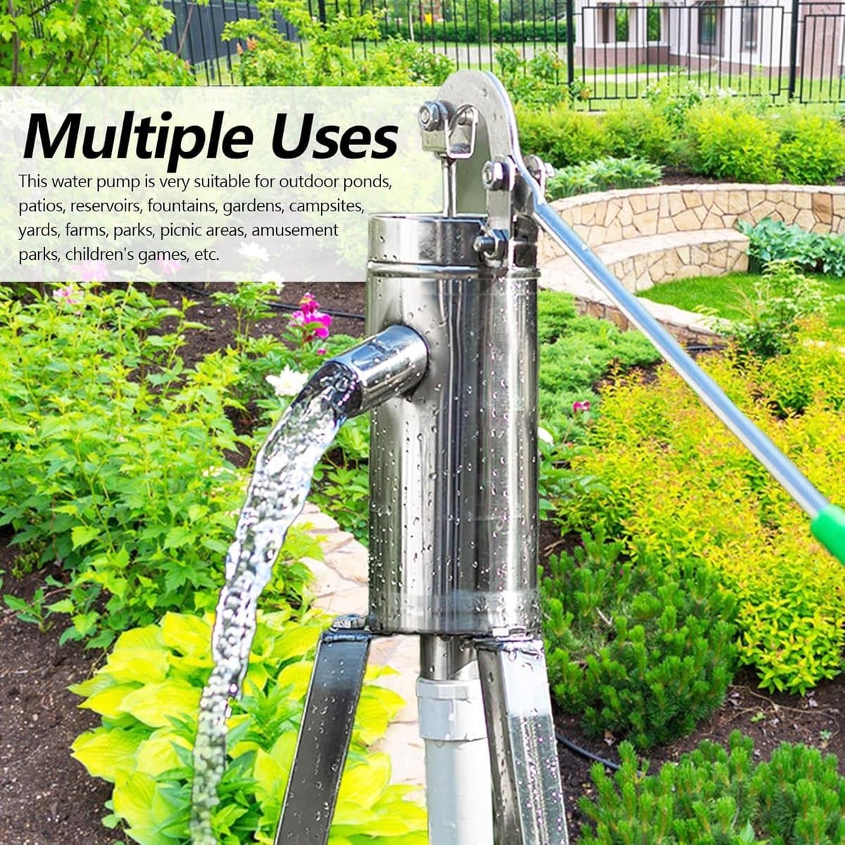 Handmatige Zwengelpomp - Complete Set voor Tuin, Fon​tein en Grondwater thumbnail 2