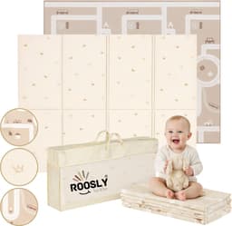Productfoto van Roosly Speelmat Baby - Speelkleed Baby - model KING Beige
