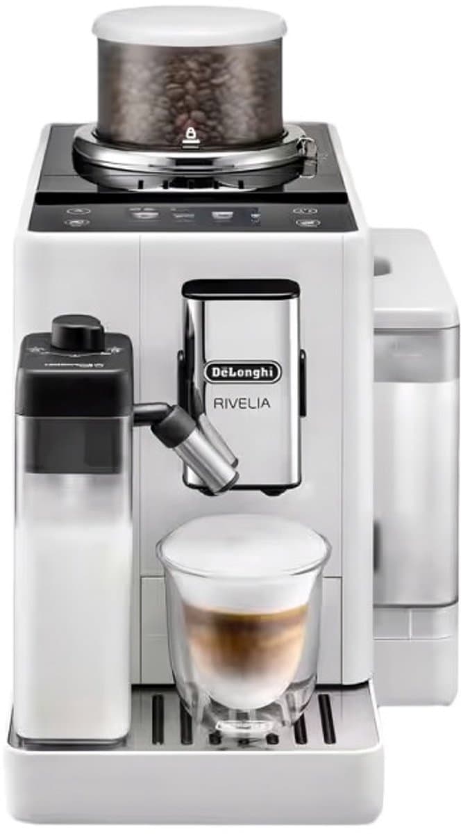 DeLonghi Rivelia EXAM440.55.W Volautomatische koffiemachine bonen - Wit - afbeelding 1