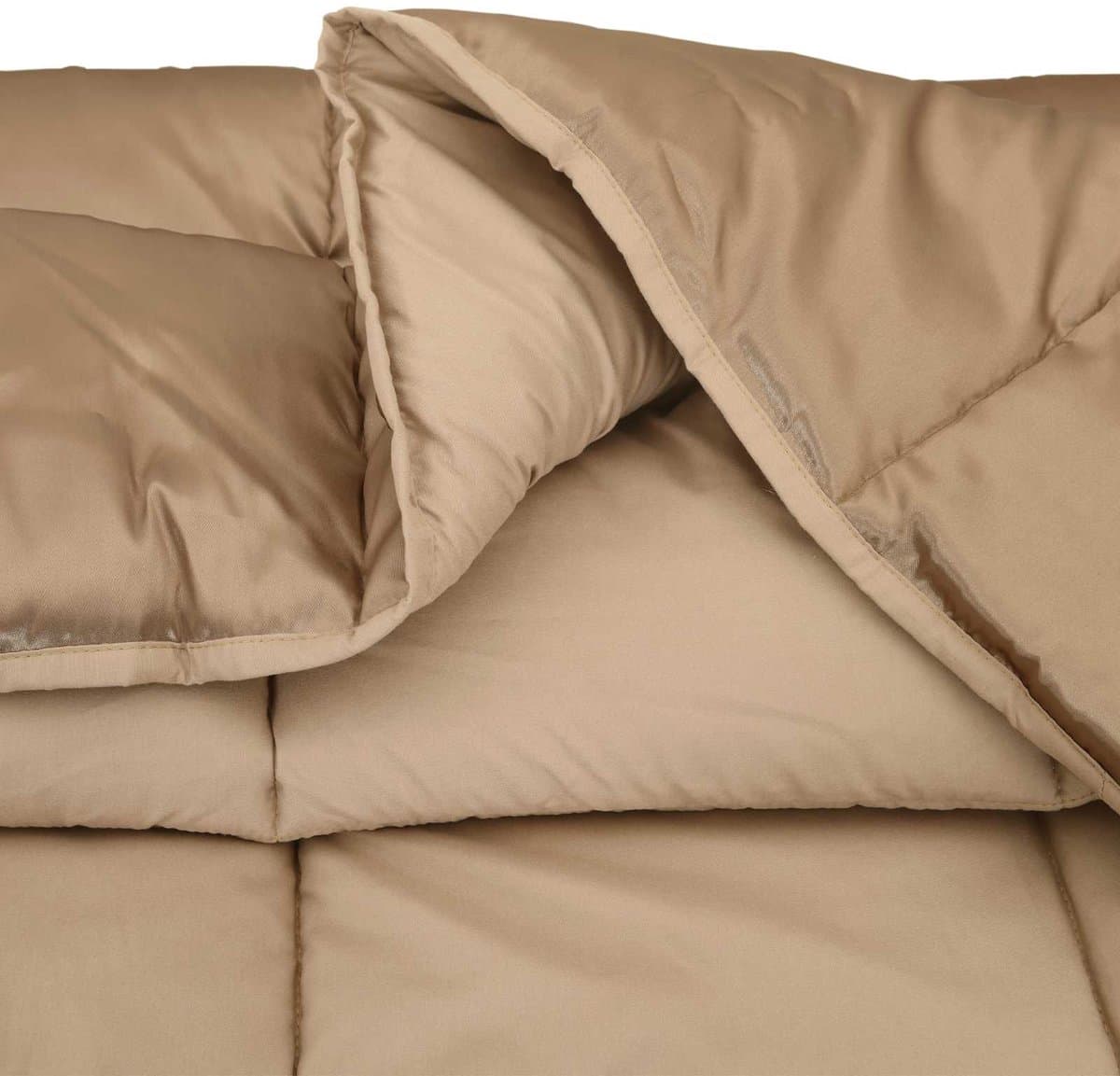 vidaXL - Winter - Duvet - Goud - 220 - x - 240 - cm - Satijn - en - Microfiber thumbnail 6
