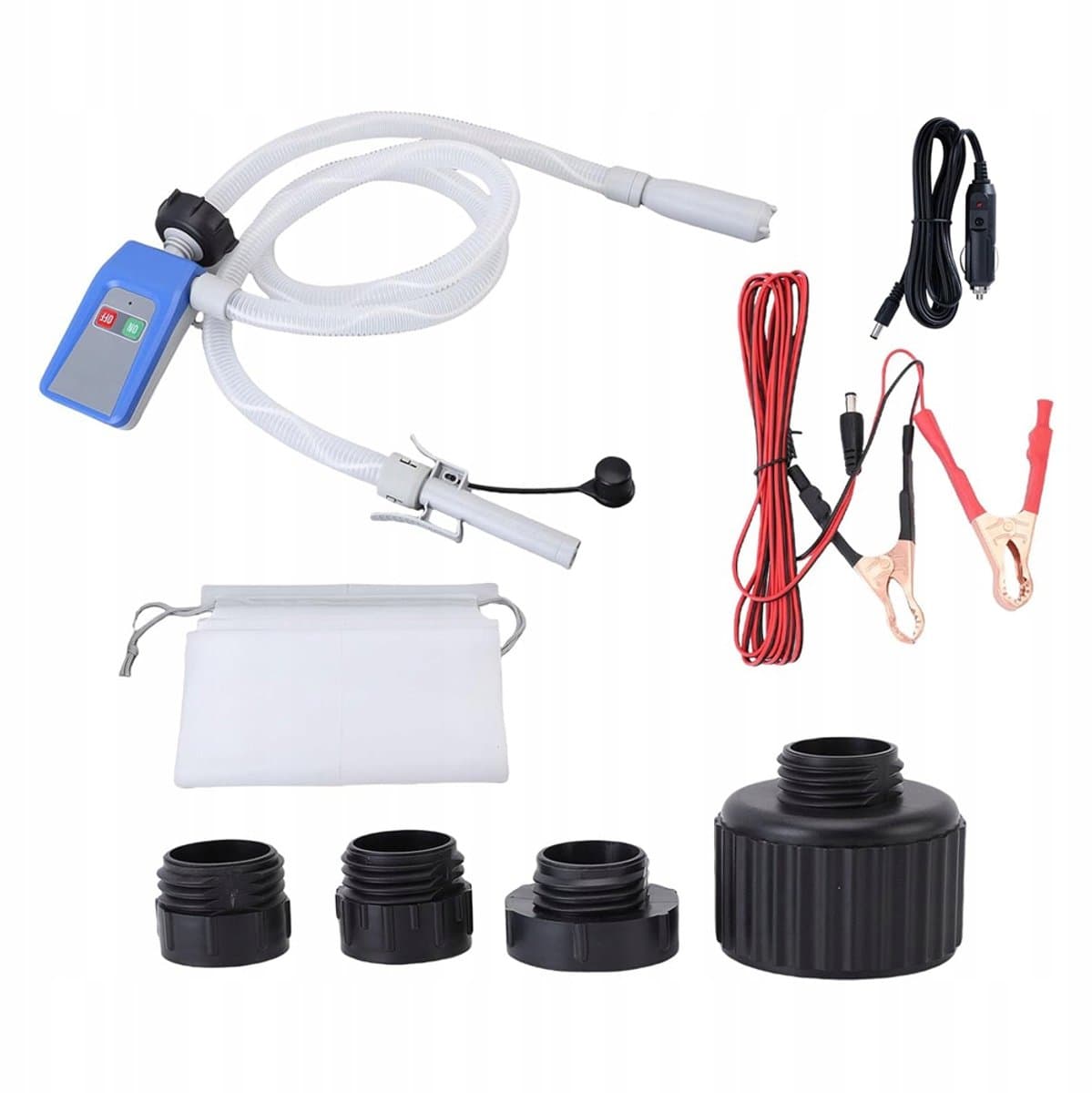Elektrische Benzinepomp - Elektrische Oliepomp - Draagbare Universele Sifonpomp - 12L/min - Corrosiebestendig - Intelligente automatische stop met overloopbeveiliging - Voor Benzine & Diesel thumbnail 8