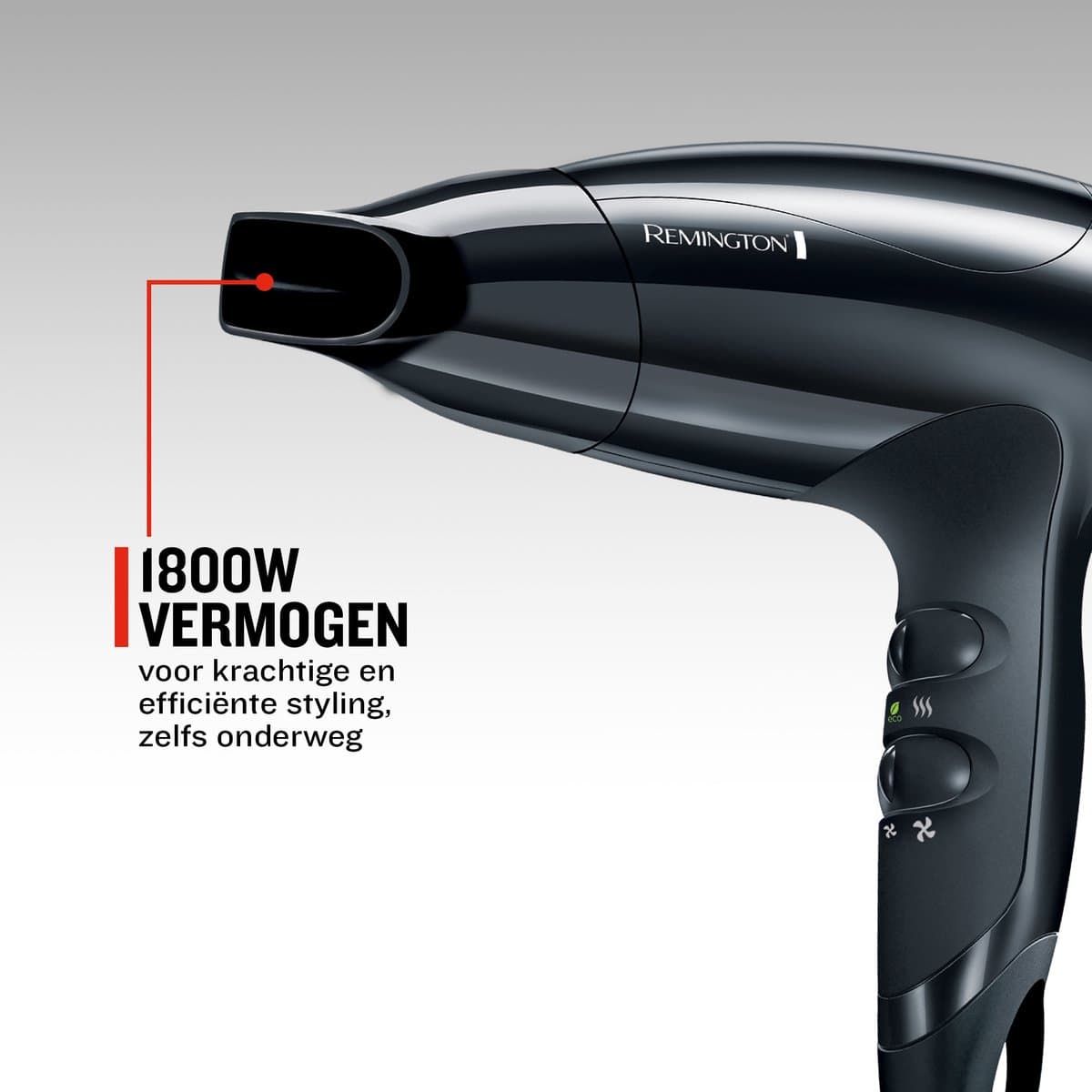 Remington D5000 Compact 1800 W - Compacte Reisföhn - Föhn thumbnail 4