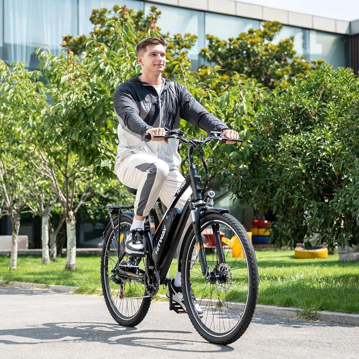 HITWAY BK27 - 28 inch elektrische fiets, 250W motor, afneembare batterij thumbnail 6