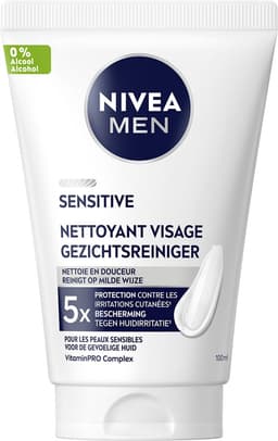 Productfoto van NIVEA MEN Sensitive Reinigingsgel Gezicht - Gezichtsreiniger