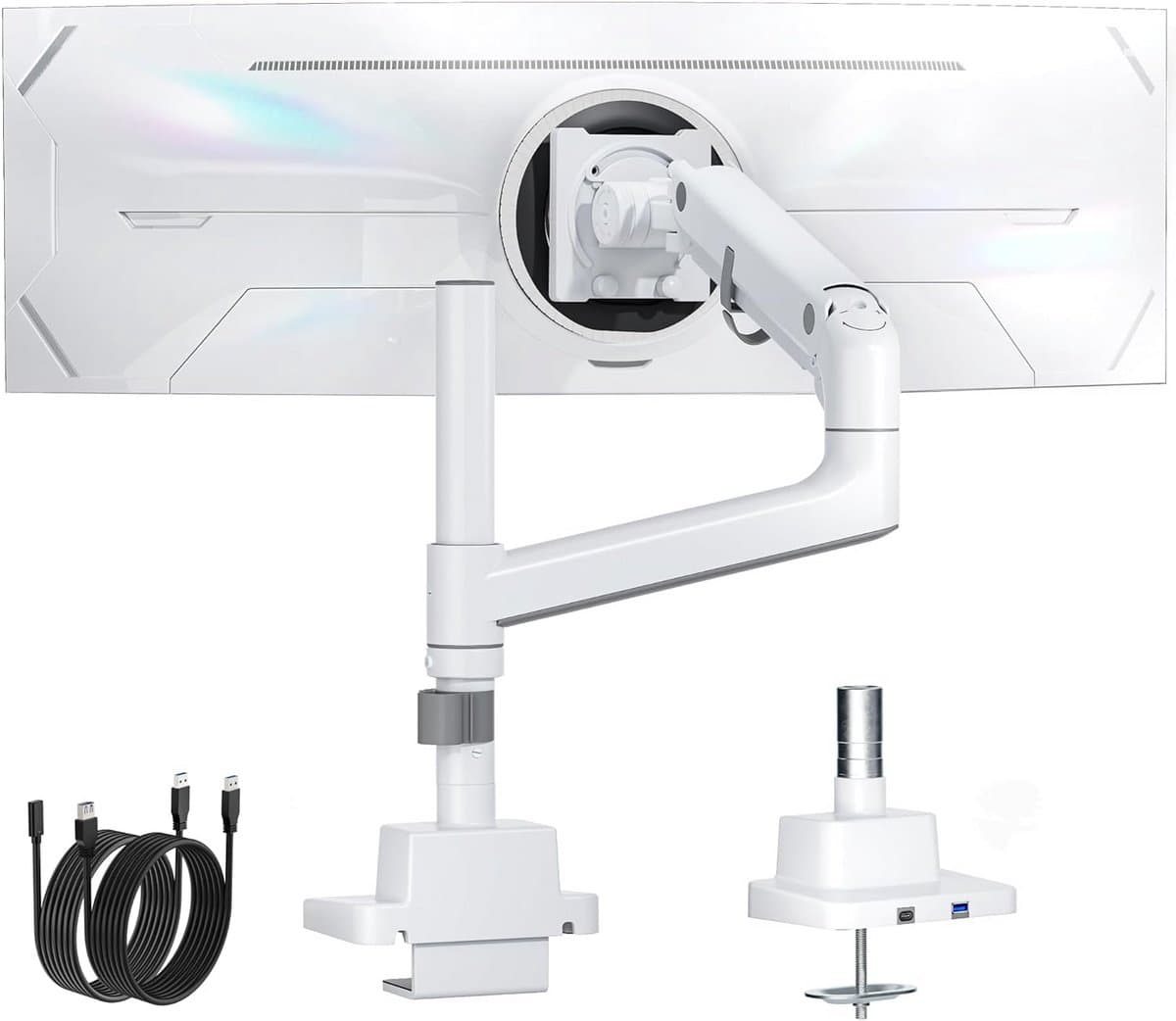 Zware Enkele Monitorarm voor Grote Schermen tot 57 Inch en 27 KG